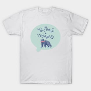 Be Strong and Courageous- Bear T-Shirt